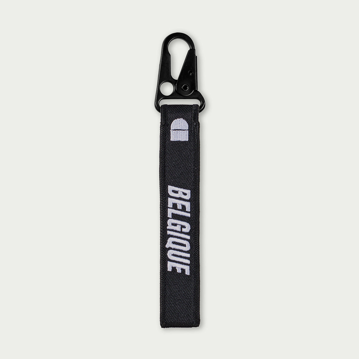 Belgique Black Keychain