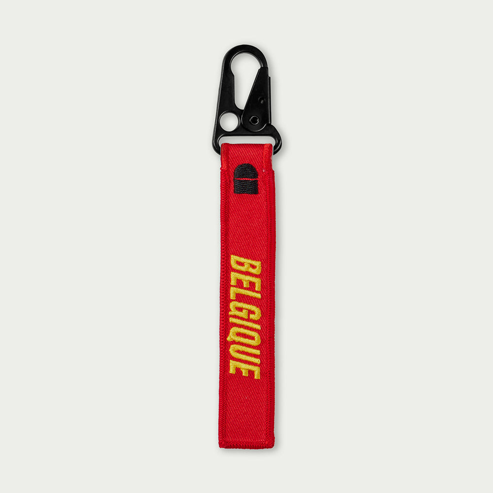 Belgique Red Keychain