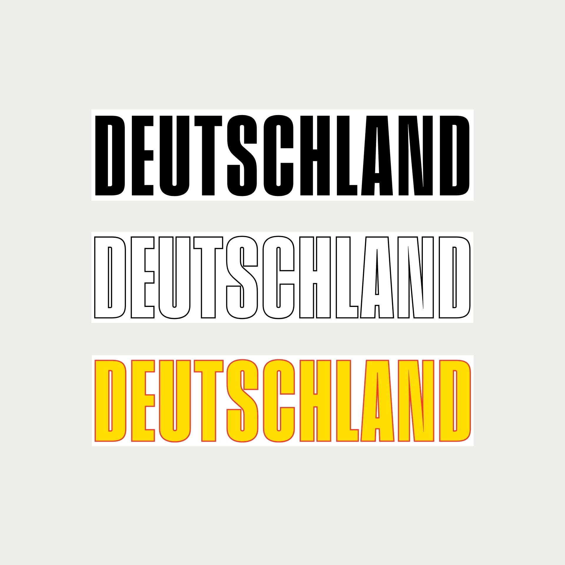 Deutschland Stickers