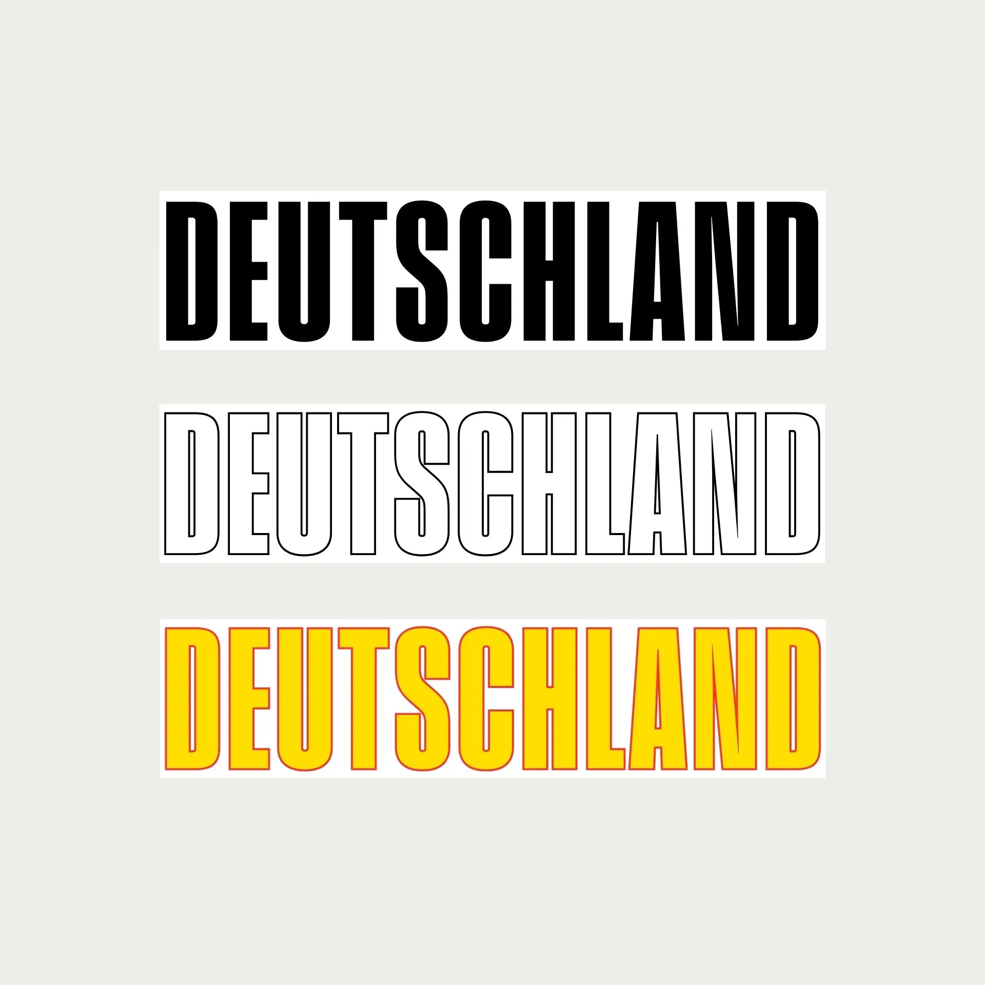 Deutschland Stickers by alpha®