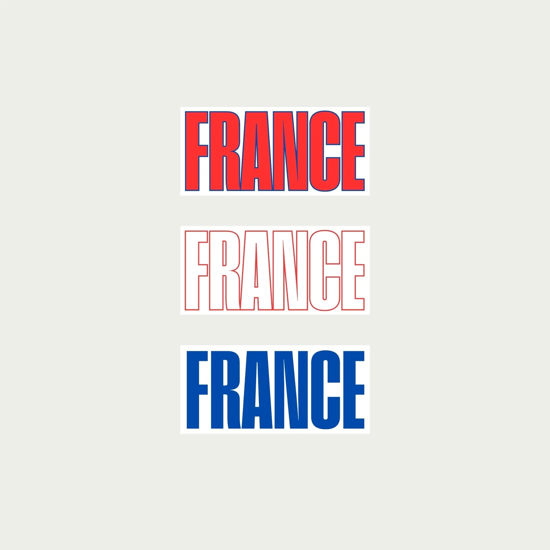 France Stickers by alpha®