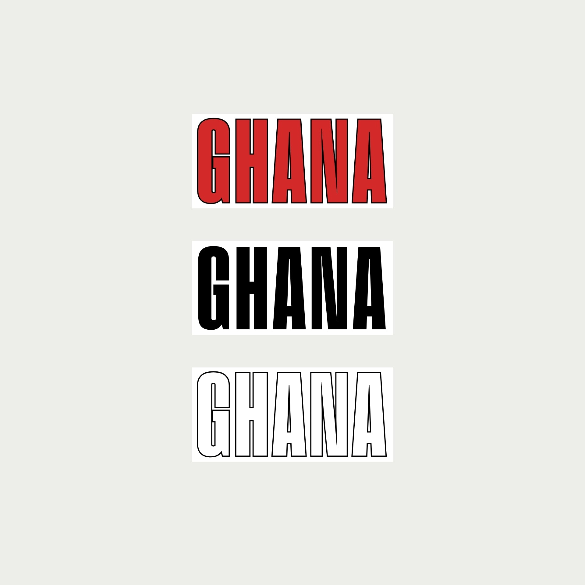 Ghana Stickers