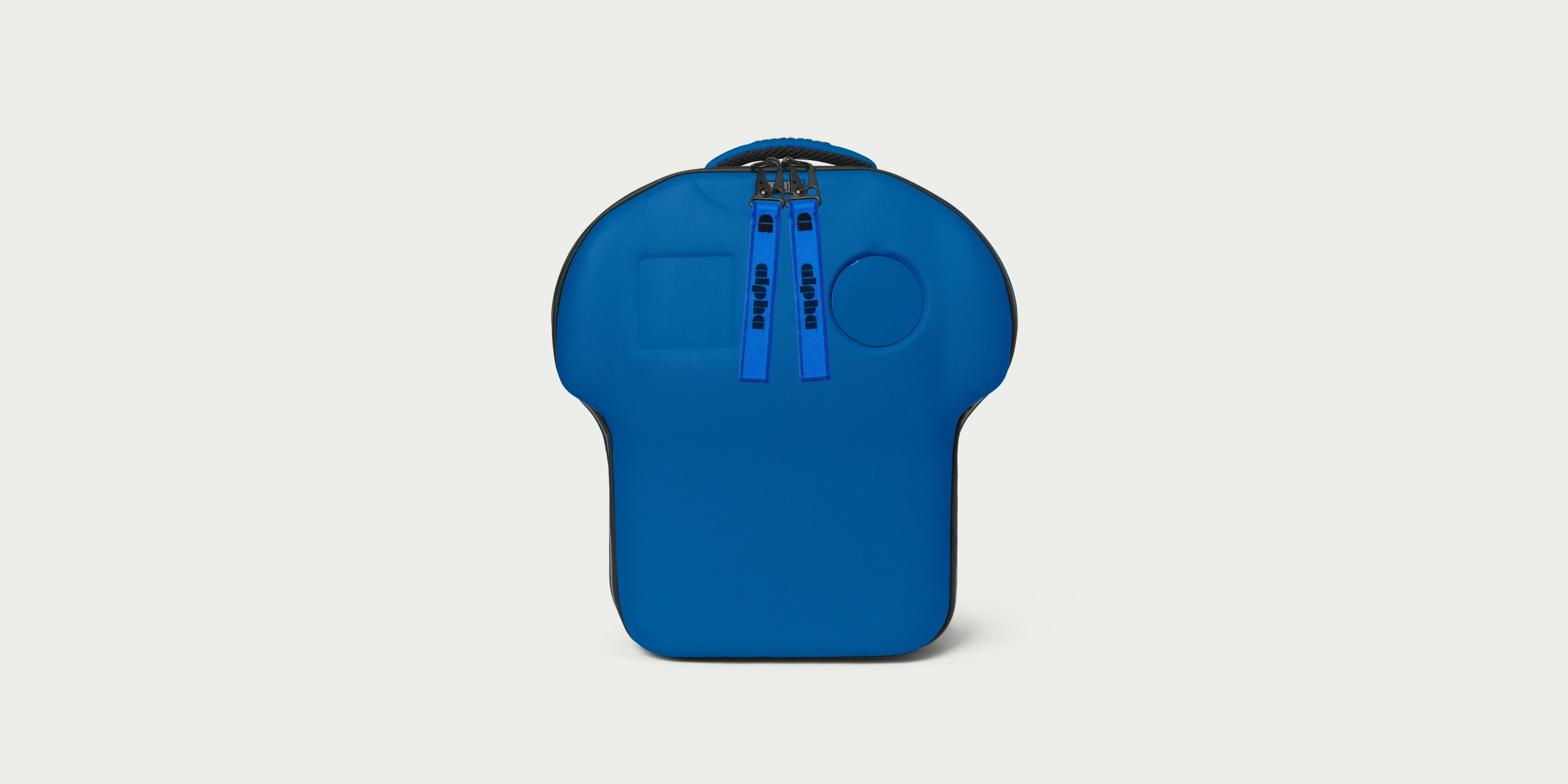blue shirt shaped large backpack by alpha