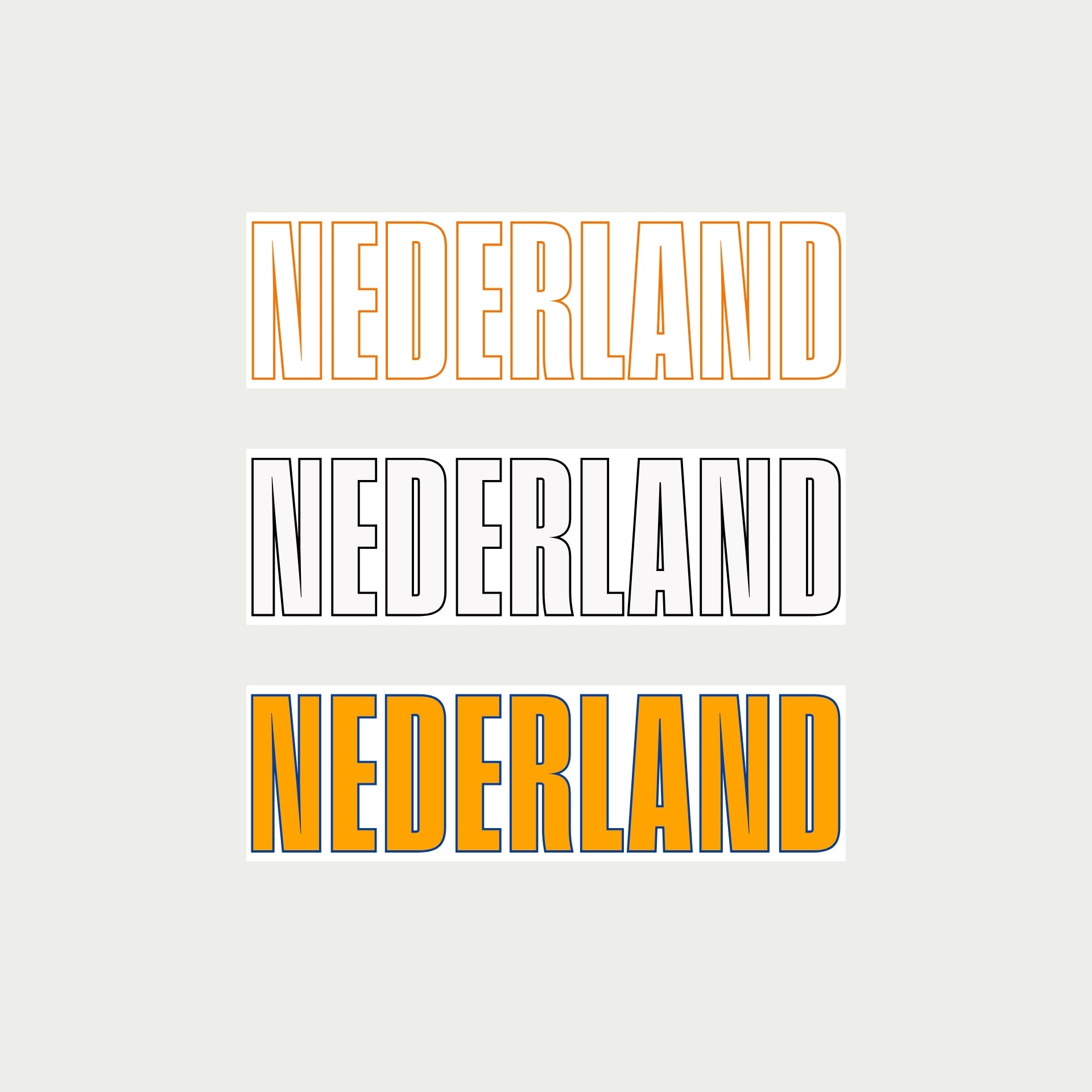 Nederland Stickers
