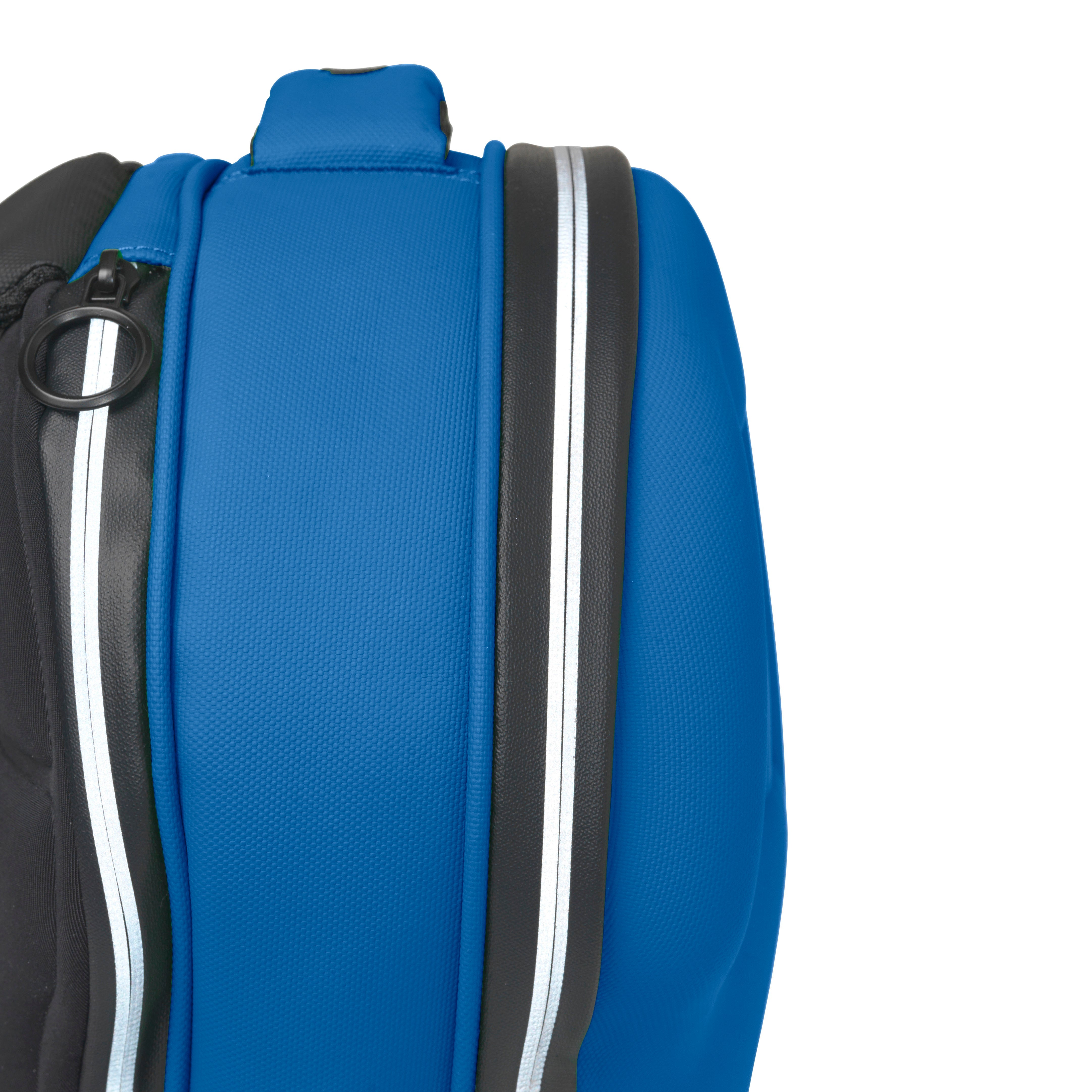 side reflectors on alpha shirt shaped backpacks