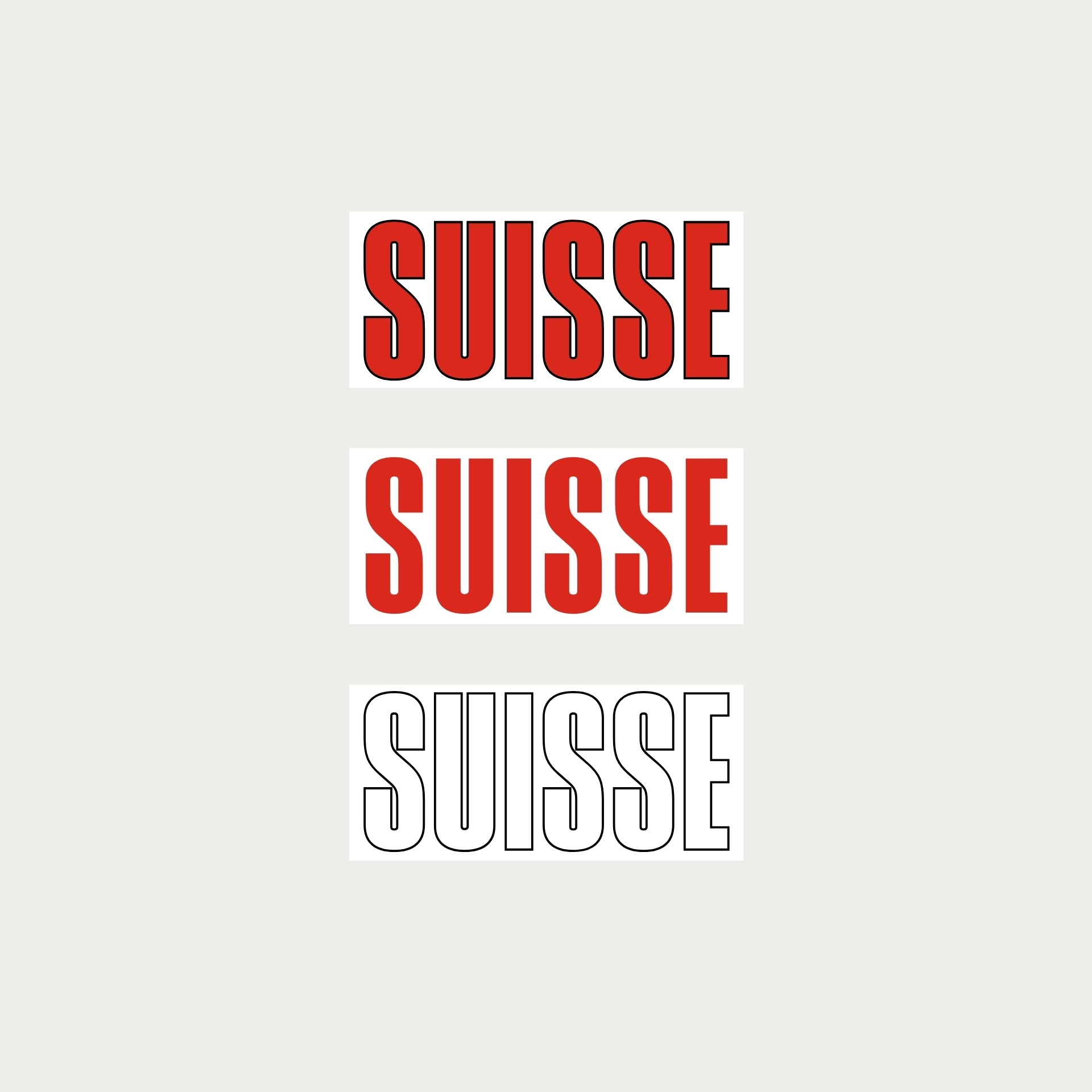 Suisse Stickers