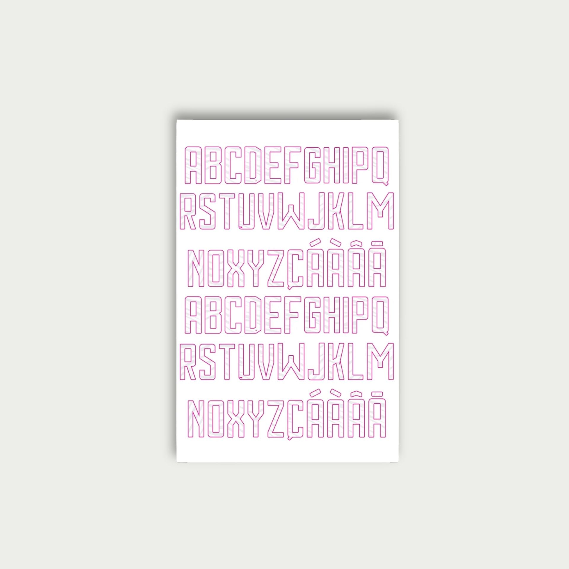 SL Benfica Luggage Letters Stickers