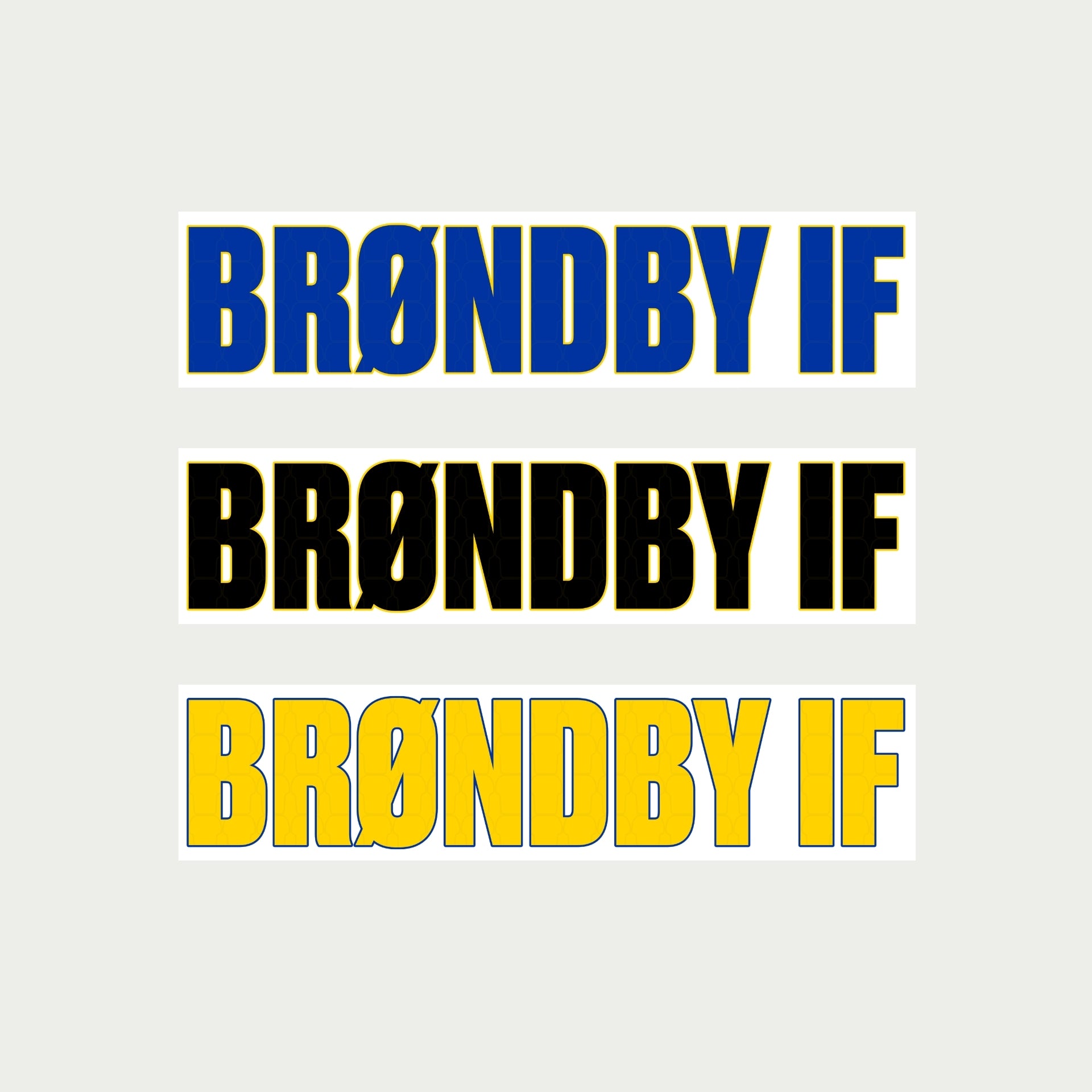 Brøndby IF Klistermærker