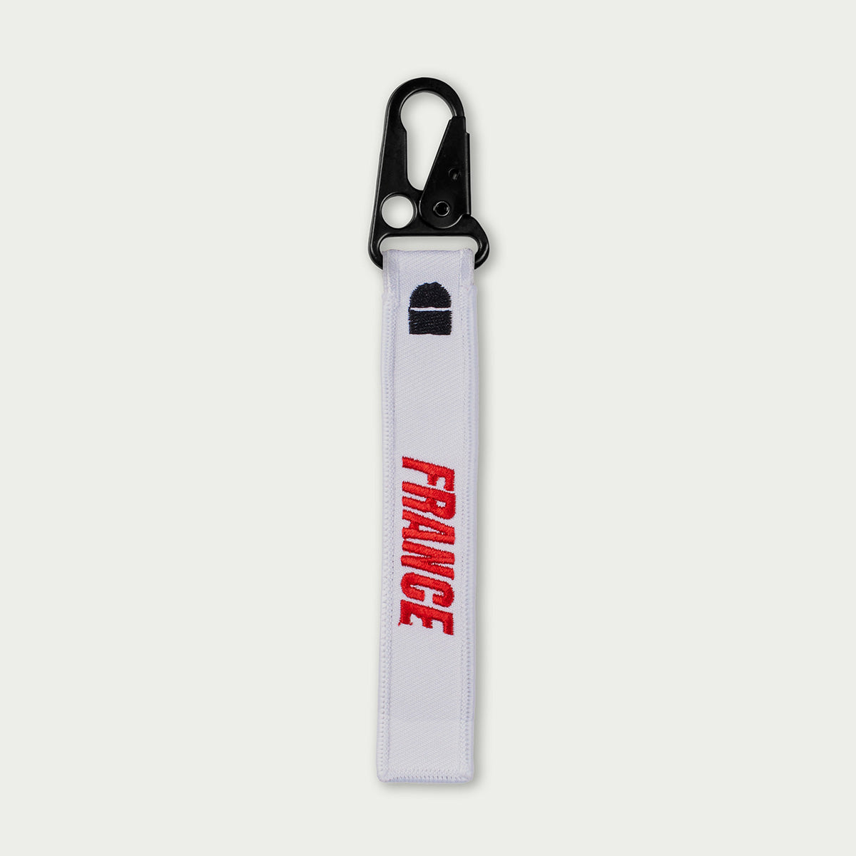 France White Keychain