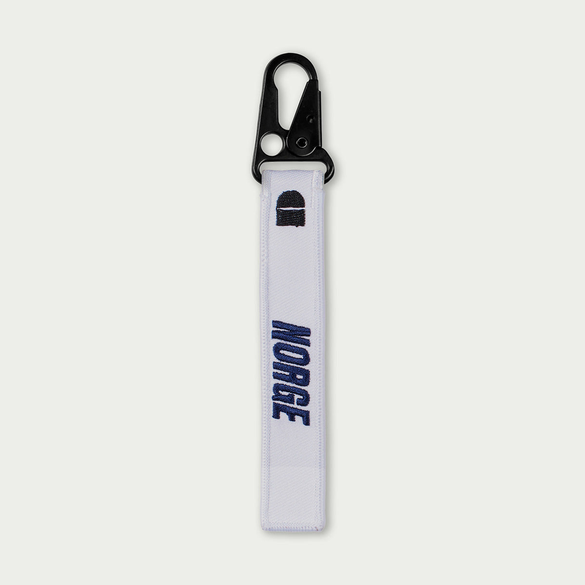Norge White Keychain