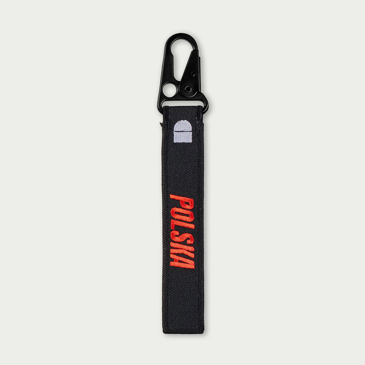 Polska Black Keychain