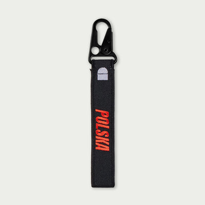 Polska Black Keychain