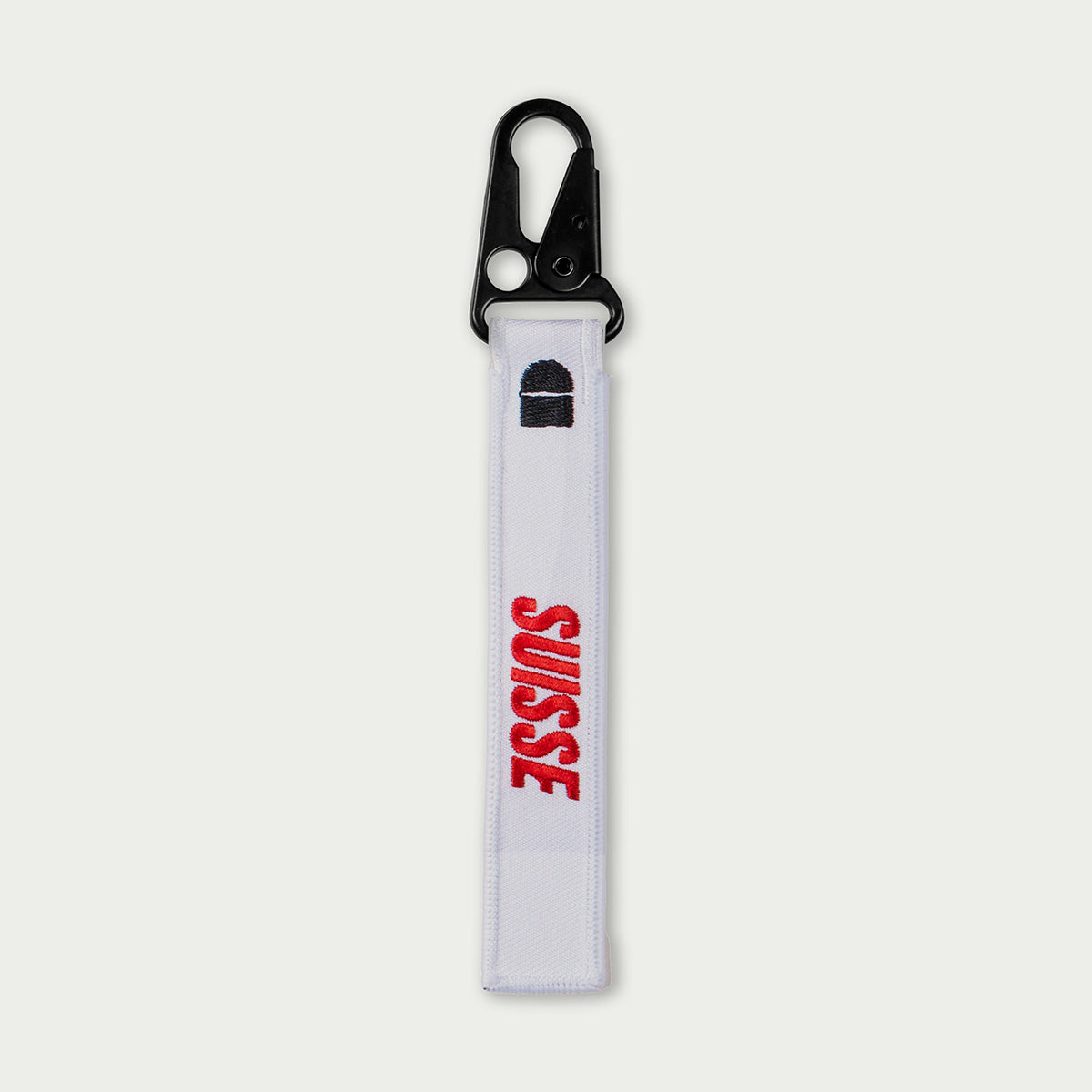 Suisse White Keychain