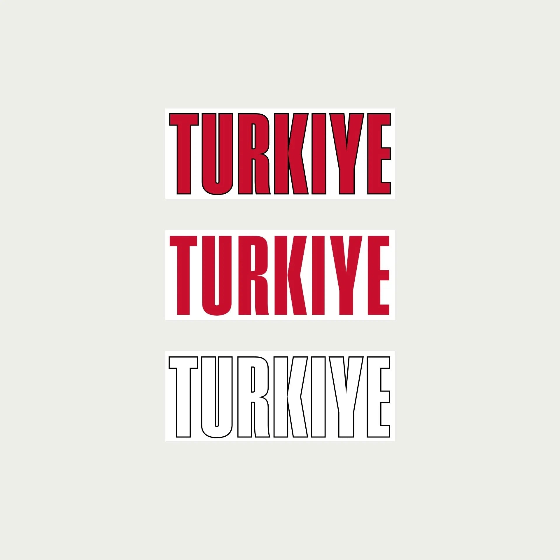 Turkiye Stickers by alpha®