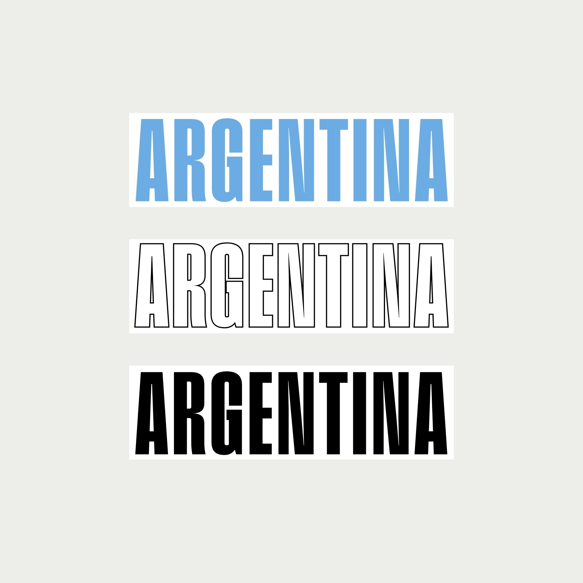 Argentina Stickers