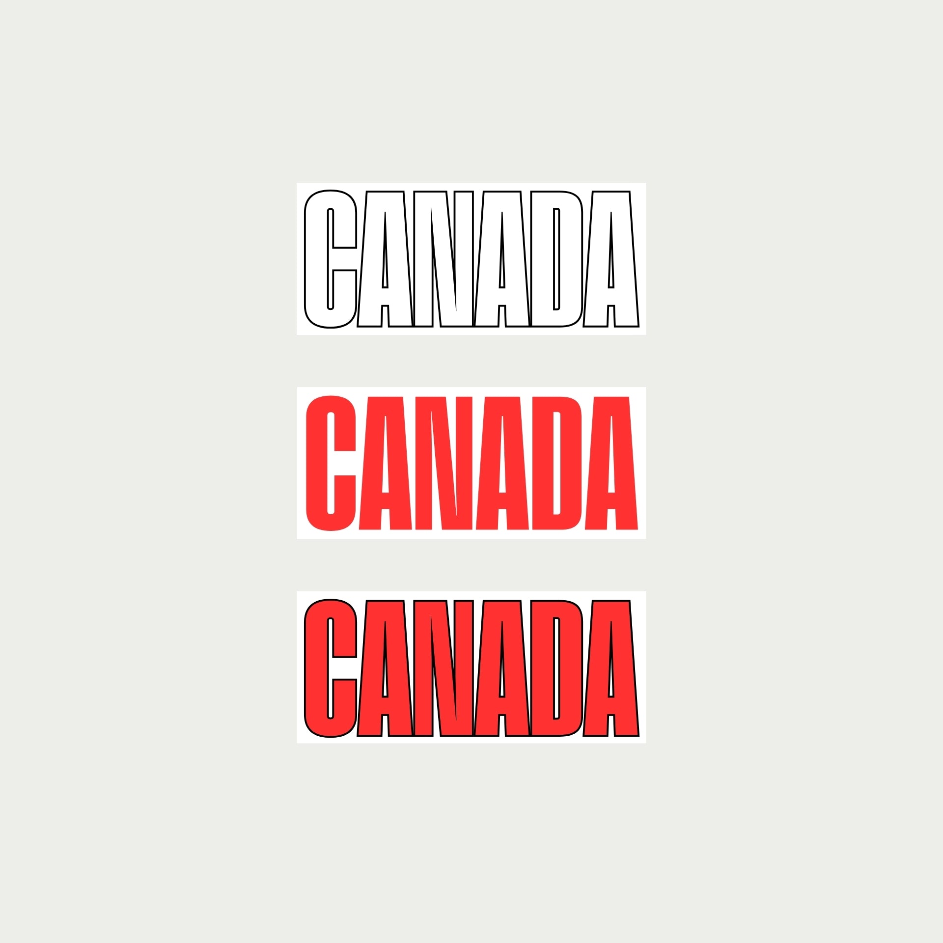 Canada Stickers