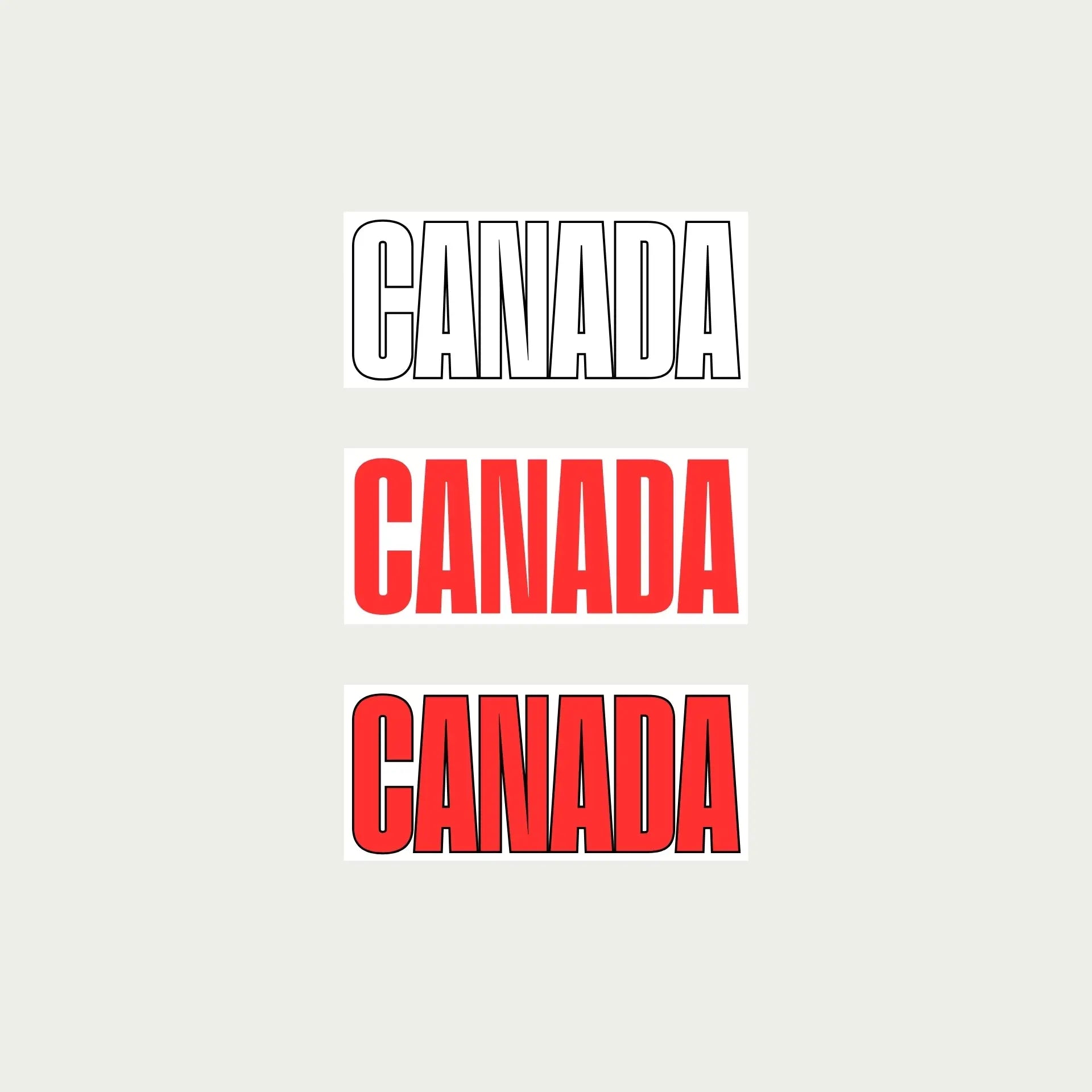 Canada Stickers by alpha®