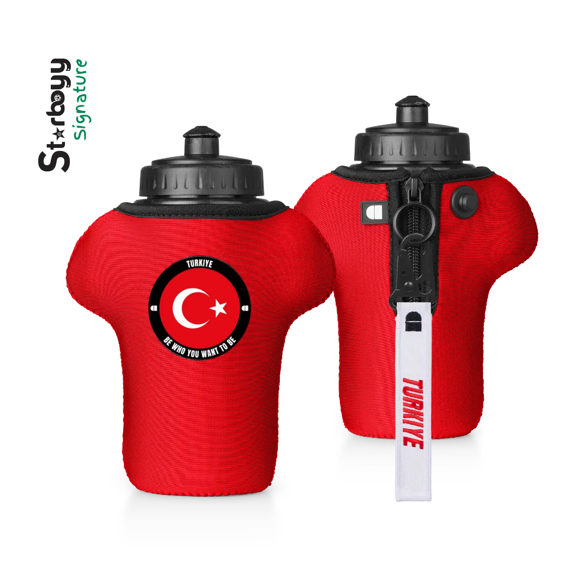Turkiye shirt-shaped Bottle & Sleeve- Starboyy Signature by  alpha®