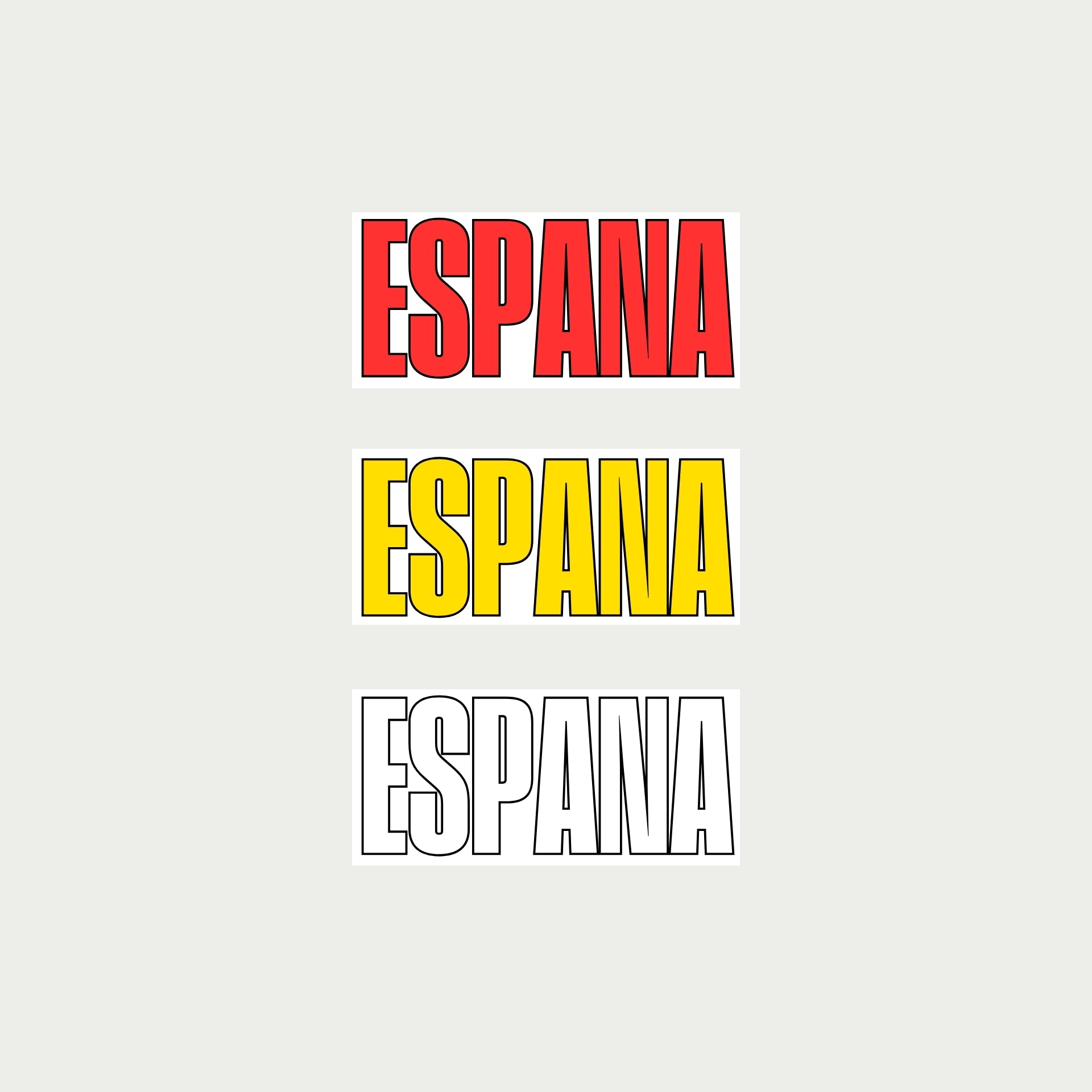 Espana Stickers
