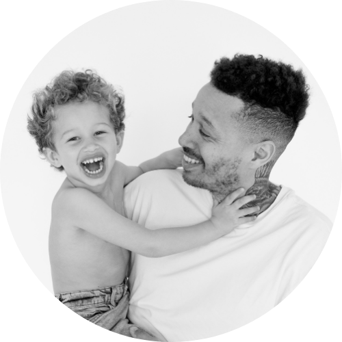 picture of alpha founder with oldest kid