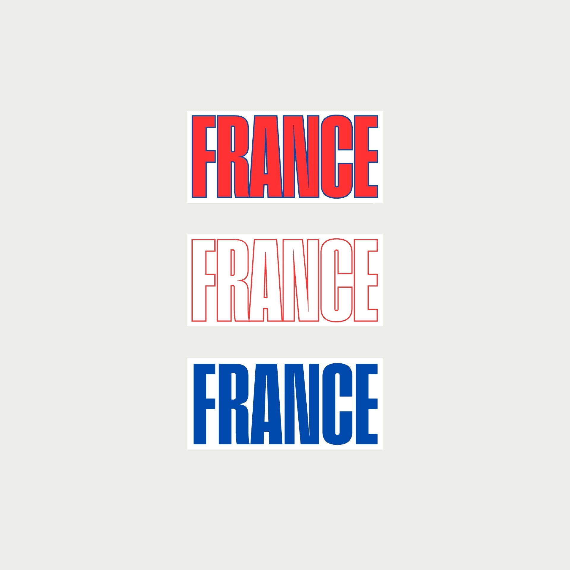 France Stickers