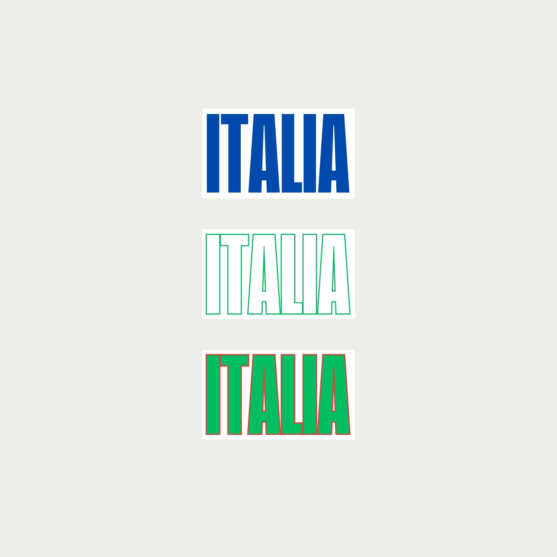 Italia Stickers