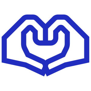 love icon blue