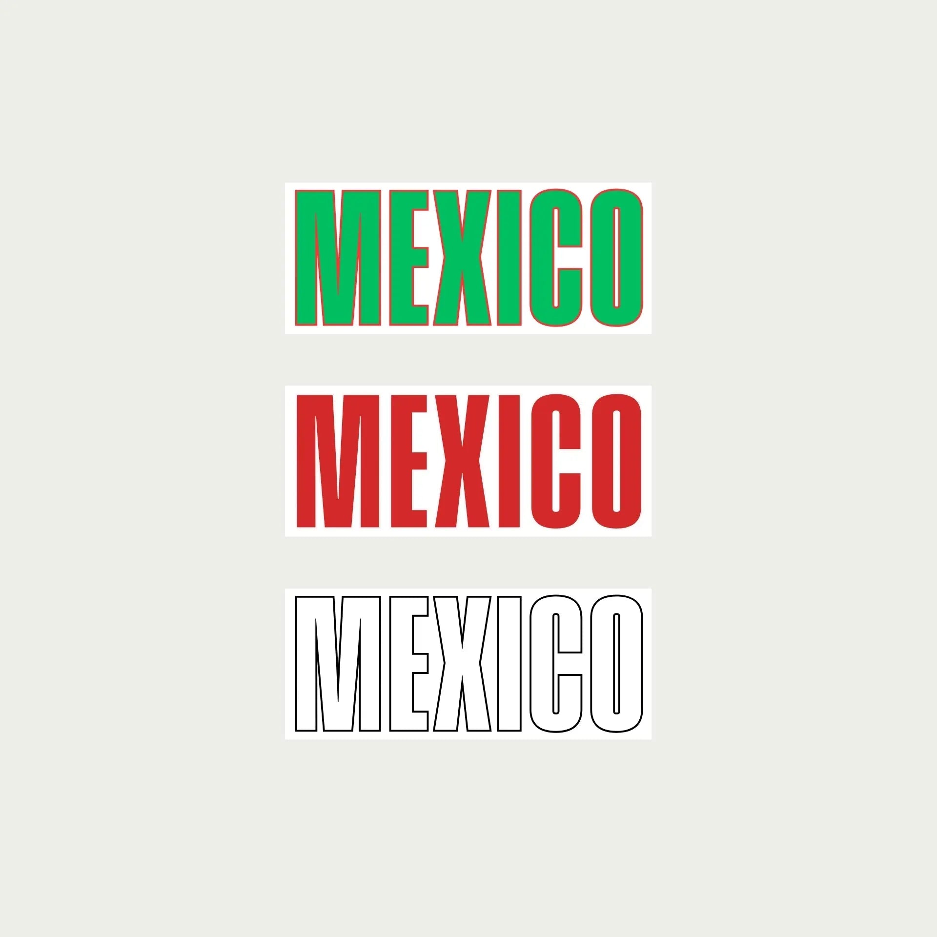 Mexico Stickers by alpha®
