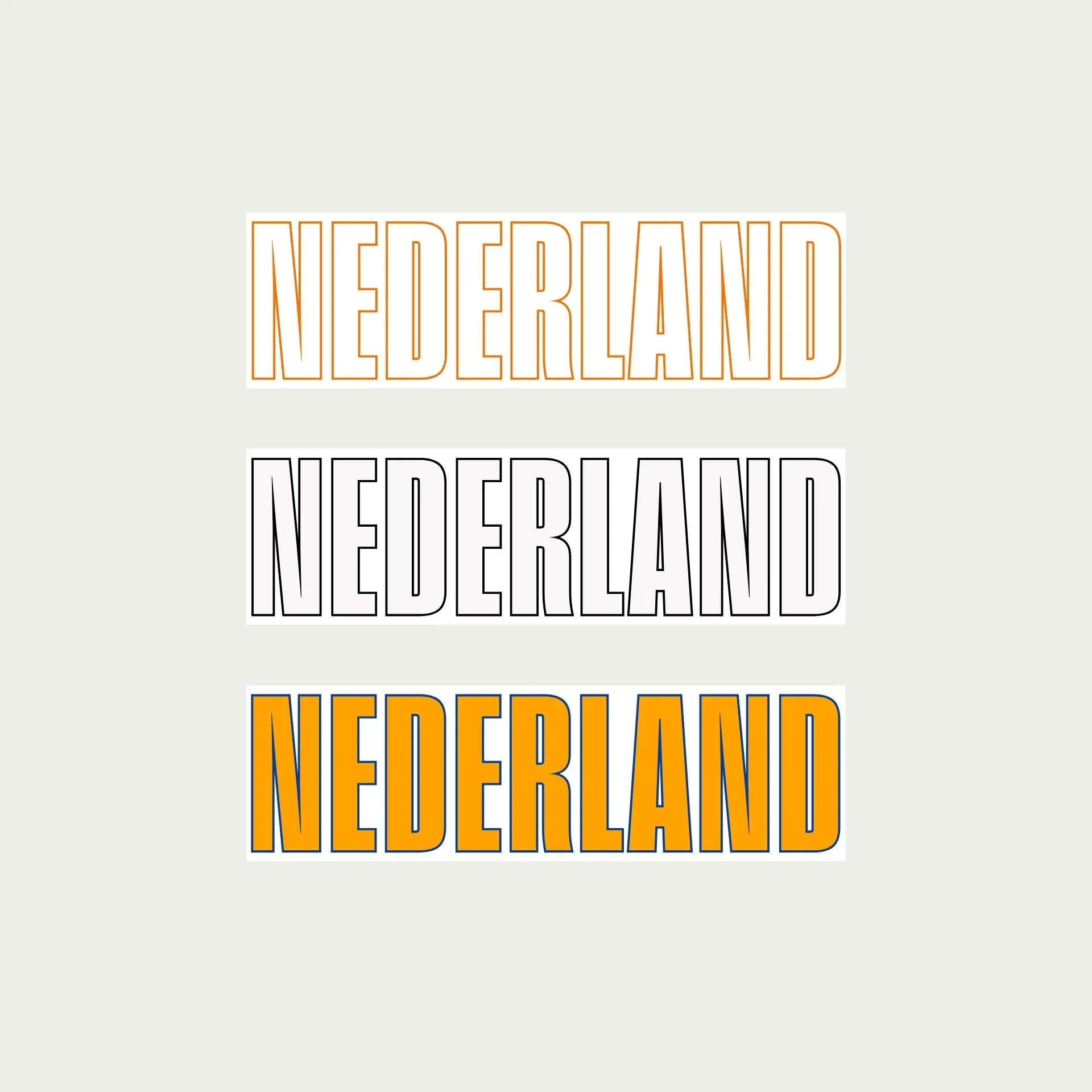 Nederland Stickers by alpha®