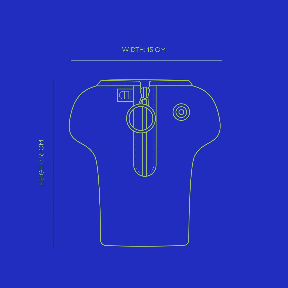 shirt-shaped bottle sleeve size chart by alpha